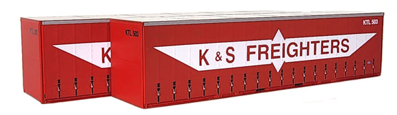 40CS-03a K&S Freighters 40' Curtain Sided Containers