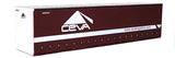 40CS-36 Ceva Maroon 40' Curtain Sided Container