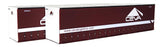 40CS-36 Ceva Maroon 40' Curtain Sided Container