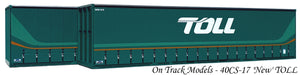 40CS-17 New TOLL 40' Curtain Sided Containers